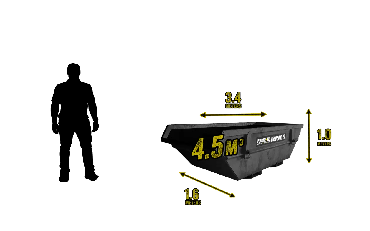 Small 4.5m³ Skip - Image 2